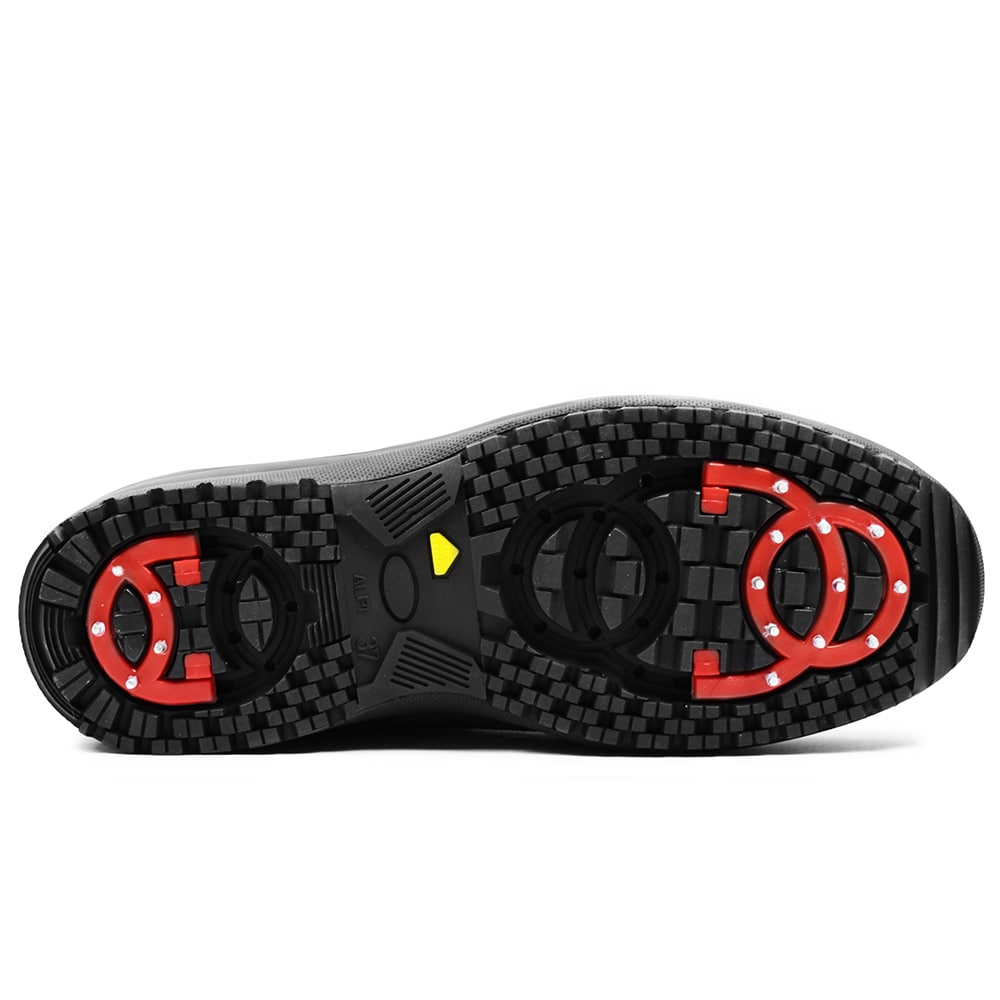 Minfot Pigsko Boden Ruskind Uld Mørkegrøn