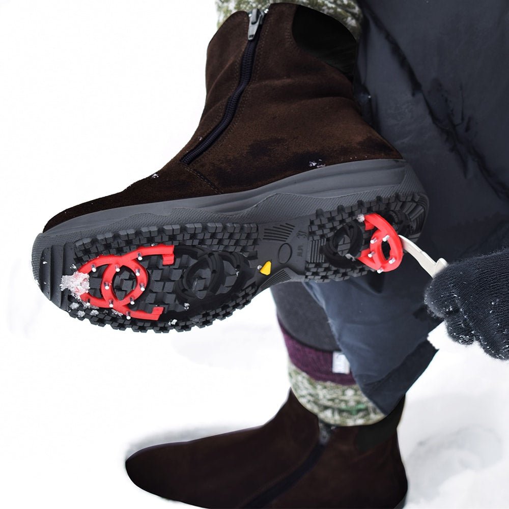 Minfot Pigsko Boden Ruskind Uld Brun