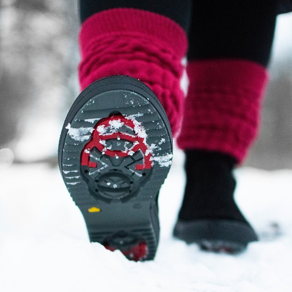 Minfot Pigsko Idre Ruskind Uld Sort