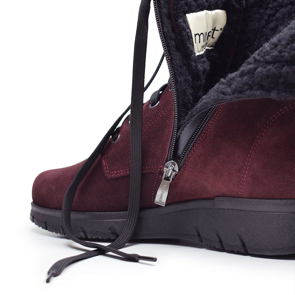 Minfot Aaltonen Vinterstøvler Grip+ Kiitos Ruskind Uld Bordeaux