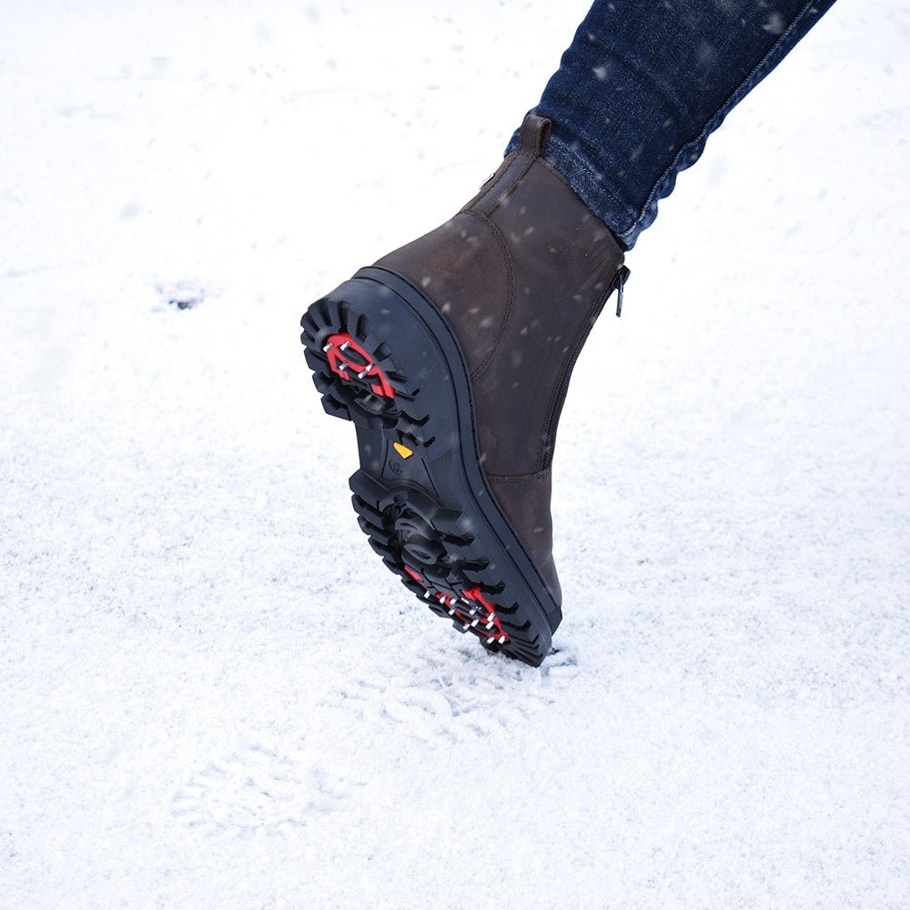 Minfot Pigsko Haga Skinn Uld Brun