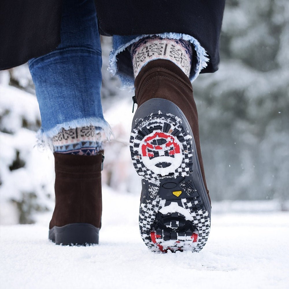 Minfot Pigsko Lima Ruskind Uld Brun