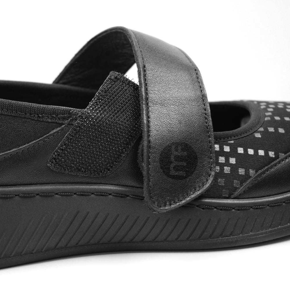 Minfot Ebba Ballerinasko Stretch Sort