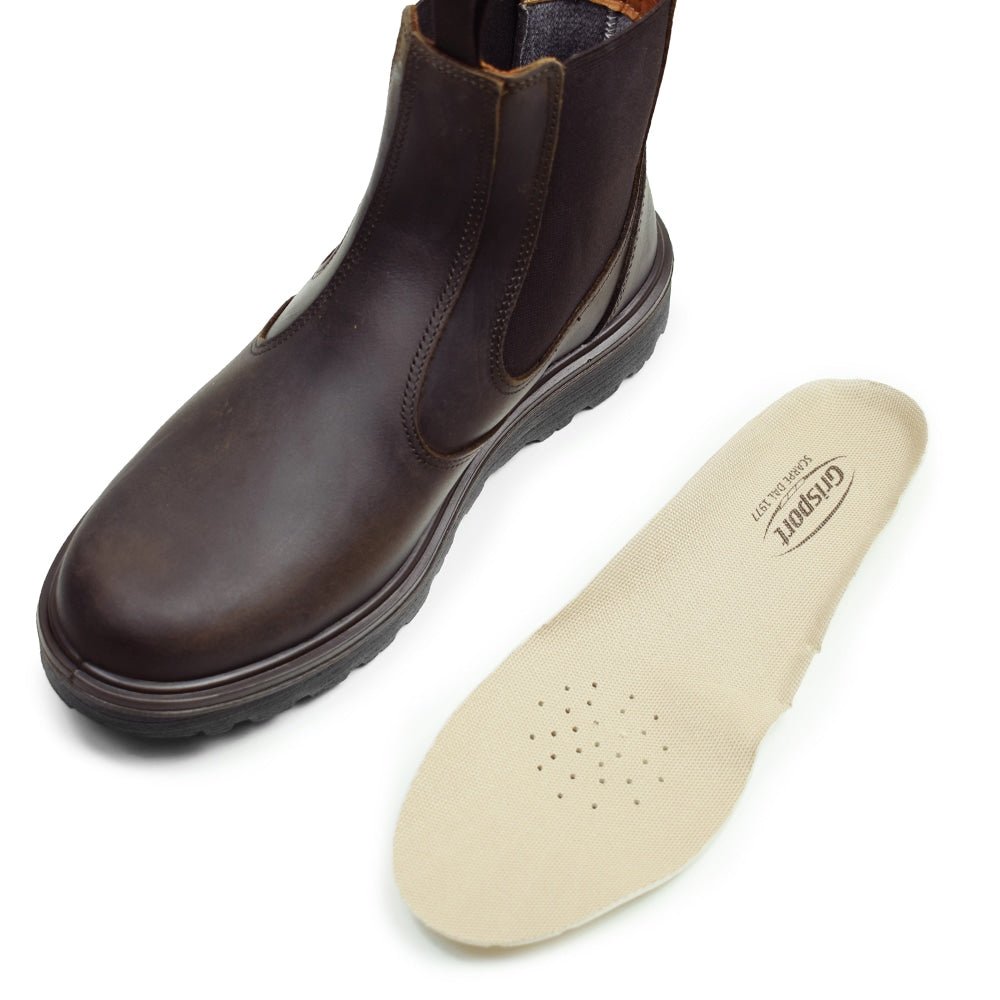 Grisport Komfort Chelsea Boots Gritex Mørkebrun
