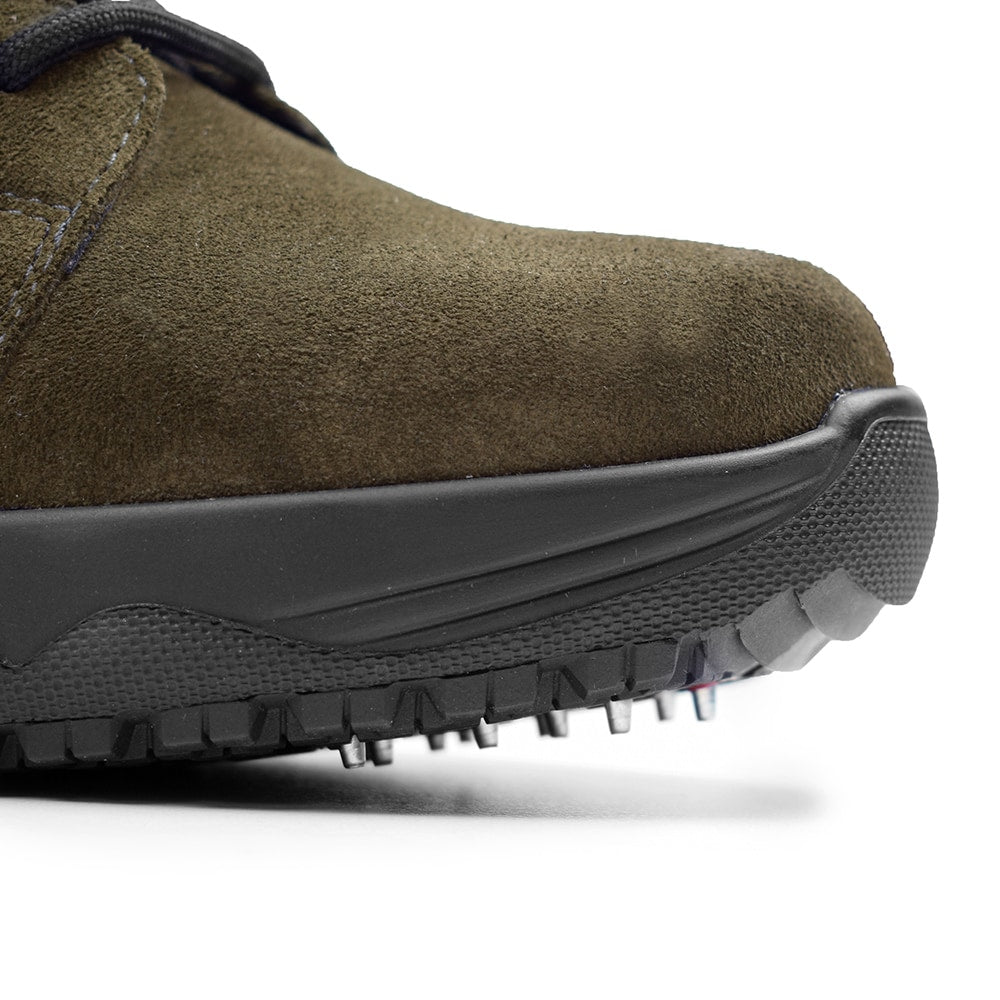 Minfot Pigsko Lima Ruskind Uld Mørkegrøn