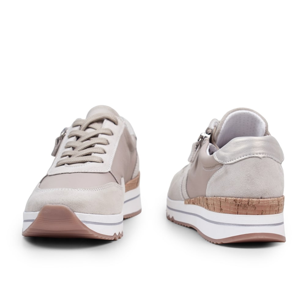 Produktbild 8 - Minfot Alley Sneaker Stretch med dragkedja Beige
