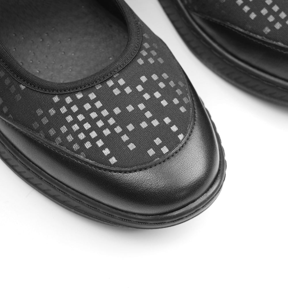 Minfot Ebba Ballerinasko Stretch Sort