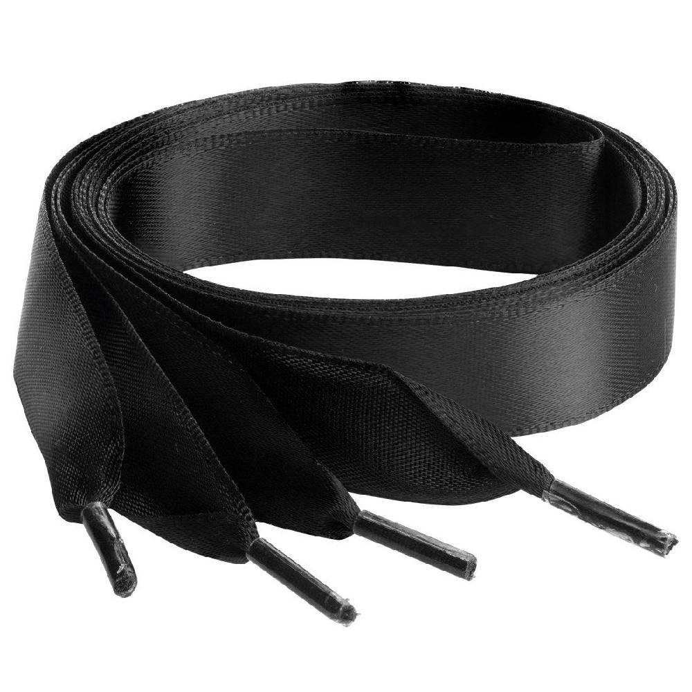 Springyard Snørebånd Satin Sort