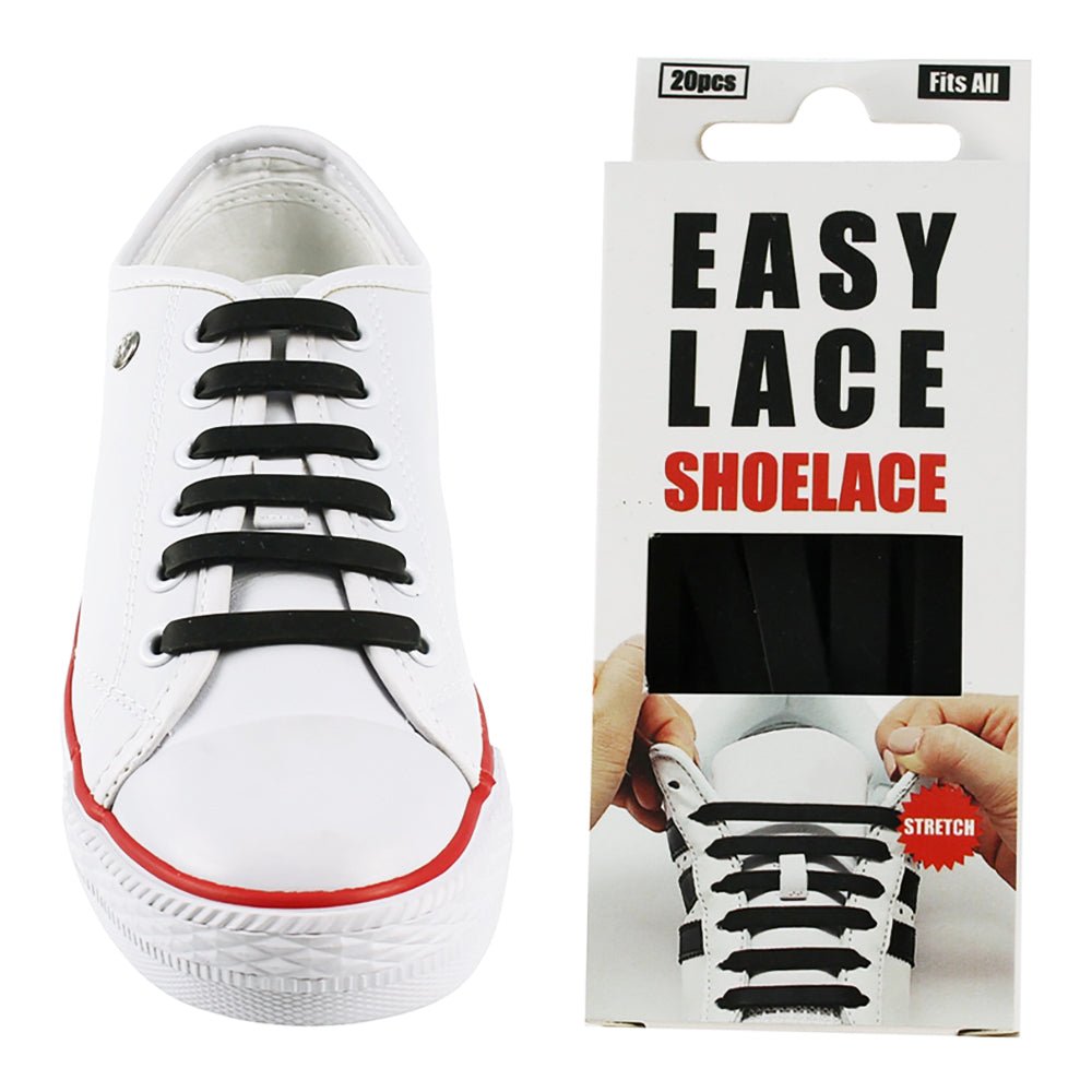Produktbild 3 - Easy Lace Elastiska Skosnören Svart