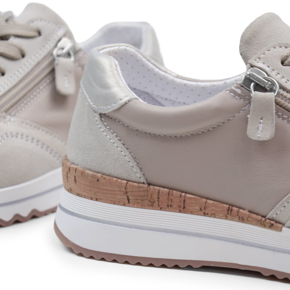 Produktbild 11 - Minfot Alley Sneaker Stretch med dragkedja Beige