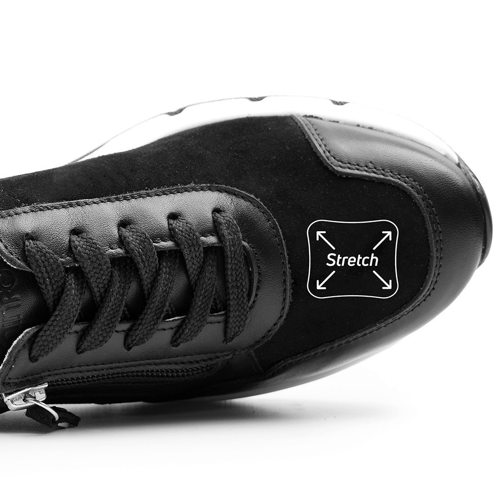 Minfot Sneaker Softrole Lux Stretch Sort