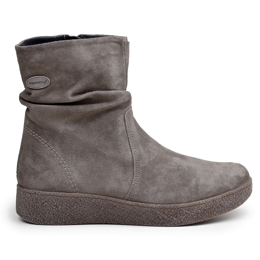 Produktbild 3 - Minfot Marina Boots med Dragkedja Aquastop-TEX Taupe