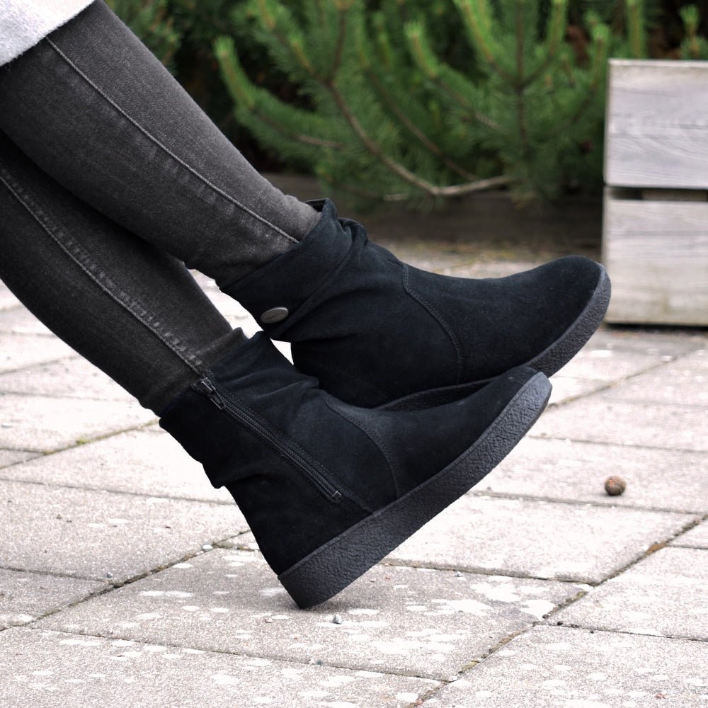 Produktbild 11 - Minfot Marina Boots med Dragkedja Aquastop-TEX Svart