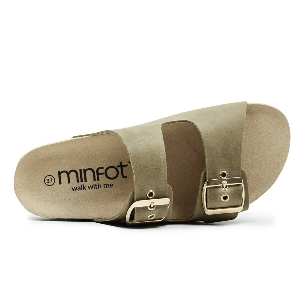 Produktbild 4 - Minfot Sandaler Primo Soft Ayo Läder Olive