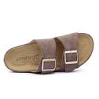 Minfot Sandaler Voss Dame Ruskind Taupe