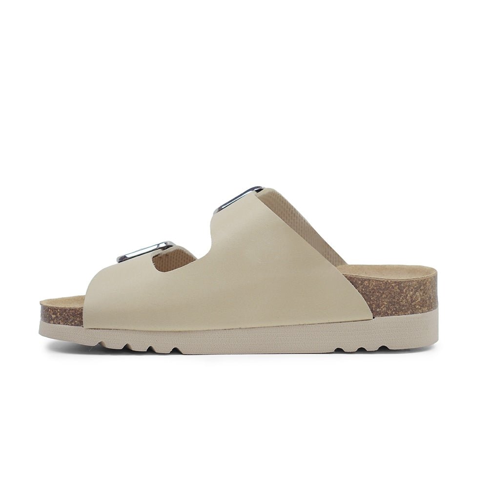 Produktbild 3 - Scholl Sandaler Dam Adapta Ilary Oiled Leather Beige