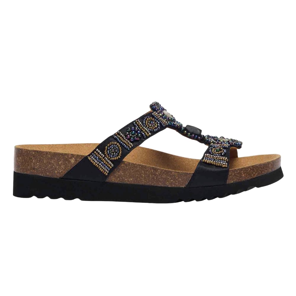 Scholl Sandaler Dame Bioprint Bogota Sort
