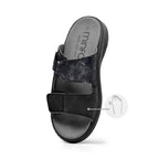 Minfot Granit Sandaler Dame Stretch Sort