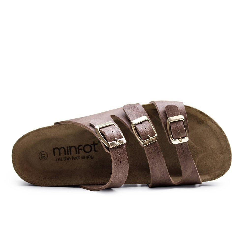 Minfot Upstep Lux Sandaler Dame Brun