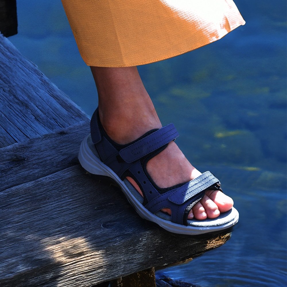 Produktbild 11 - Minfot Sandaler Sandhamn Dam Nubuck Navy