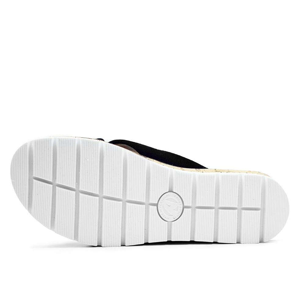 Minfot Sandaler Raposa Dame Sort