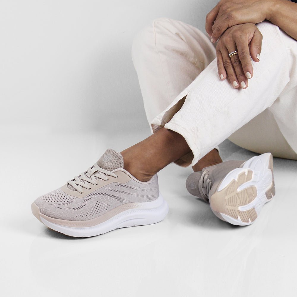 Minfot Enjoy Sneakers Dame Beige