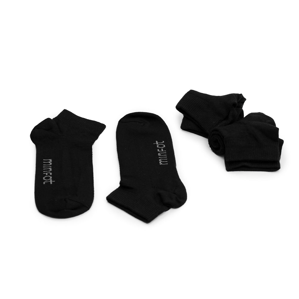 Produktbild 5 - Minfot Strumpor Trainer Svart 3-Pack