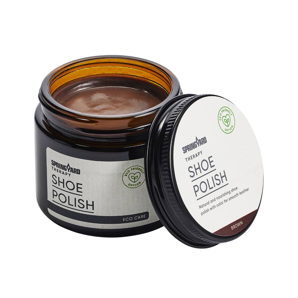 Springyard Shoe Polish Skocreme Læder Brun