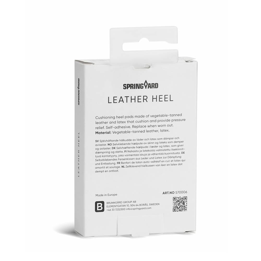 Springyard Leather Heel Hælindlæg 