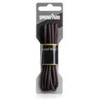 Springyard Snørebånd Round Wax Dark Brown