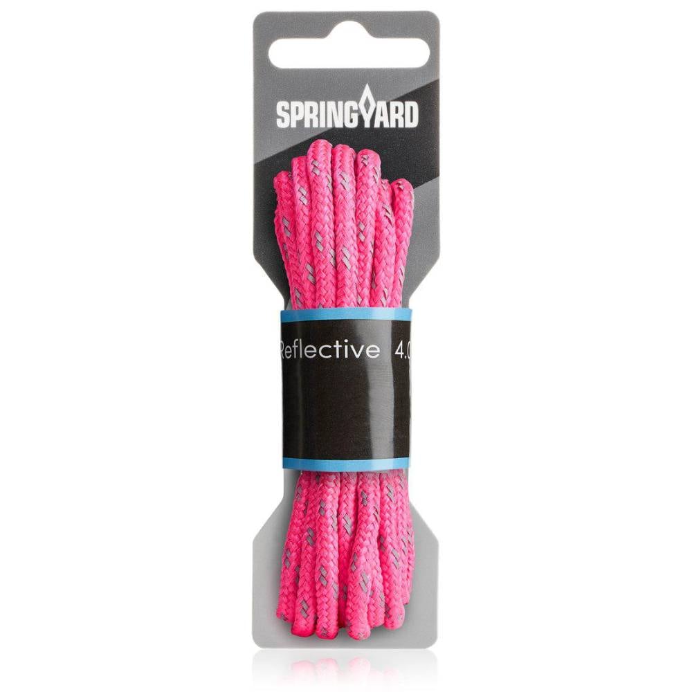 Springyard Snørebånd Reflective Neon Pink