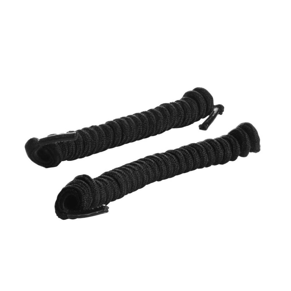 Springyard Snørebånd Elastic Curly Black