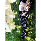 SupCare Støttestrømper Bambus Black White Flower 1-pak