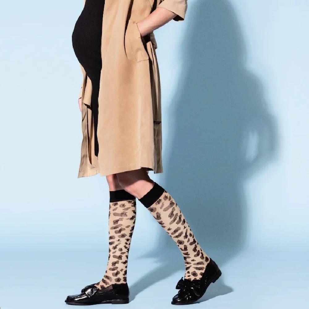 SupCare Støttestrømper Bomuld Leopard