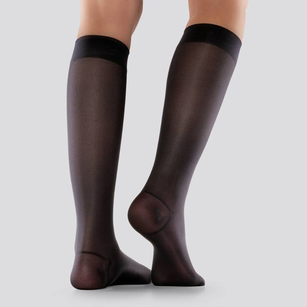 Mabs Støttestrømper Nylon Sort 140 DEN