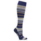 SupCare Støttestrømper Bambus Stripes Marine 1-pak