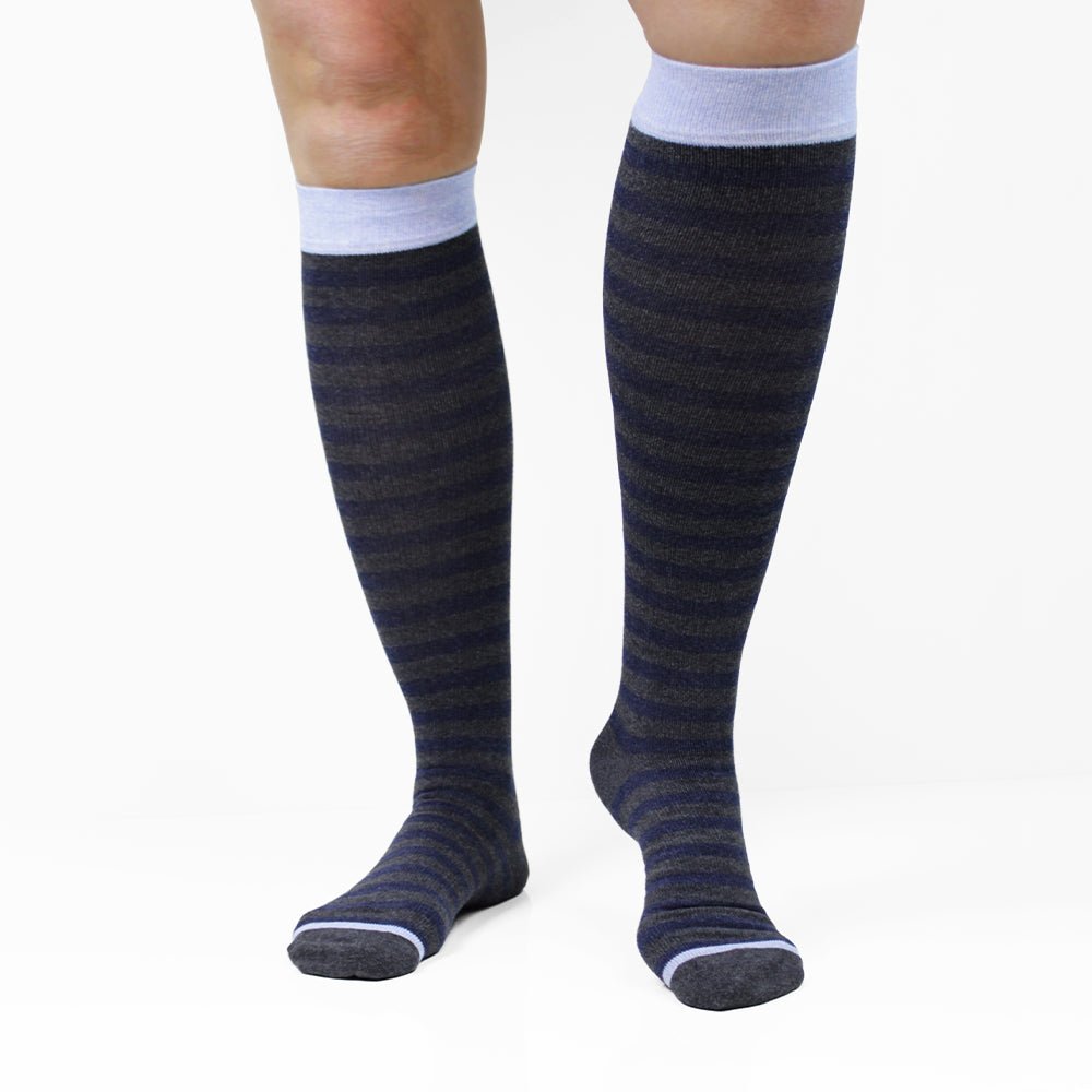 Minfot Støttestrømper bomuld Eco Line Grey 1-pak