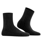 Falke Bedsock Strømper Dame Sort 1-pak