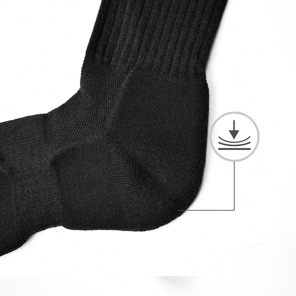 Minfot Strømper Merinould All Day Promenadstrumpor Sort 3-pak
