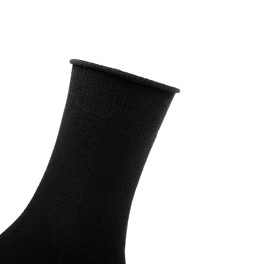 Produktbild 2 - Minfot Sømløse Strømper Bomuld Sort 1-pak