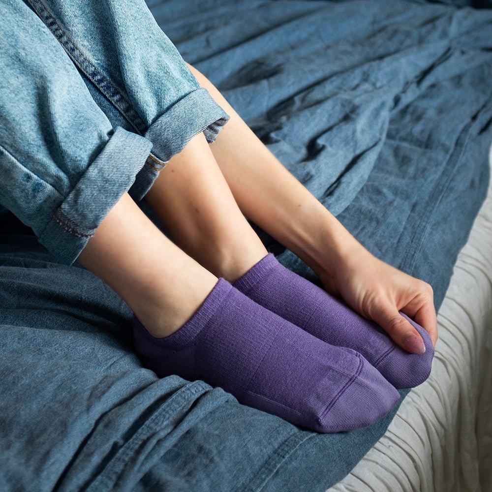 Minfot Ankelstrømper Bambus Sunset 5-pak