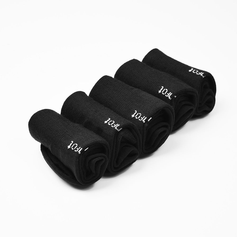 Produktbild 3 - Minfot Strumpor Quarter Merinoull Svart 5-pack