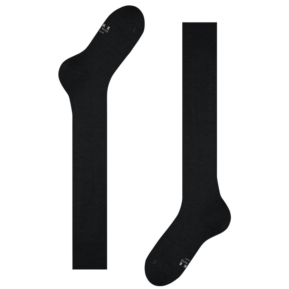 Produktbild 2 - Falke Energizing Wool Knee High Men Socks Black