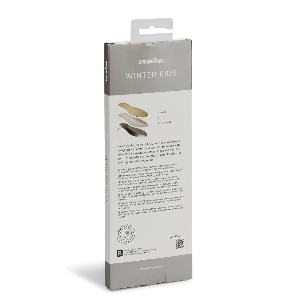 Springyard Winter Uldsåle Børn