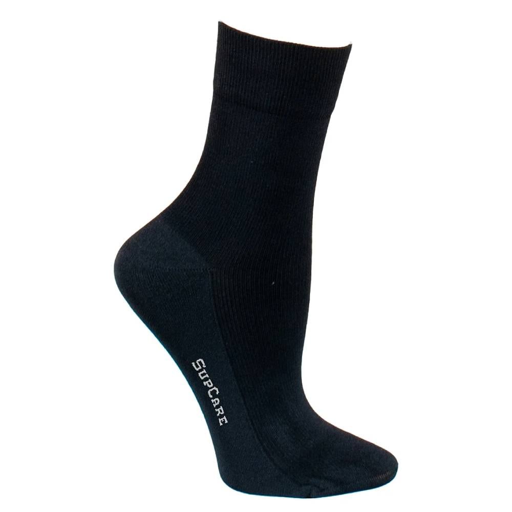 SupCare Støttestrømper Ankel Bambus Sort
