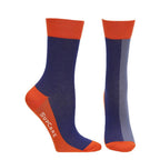 SupCare Ankelstøttestrømper Bambus Blue Orange 1-pak
