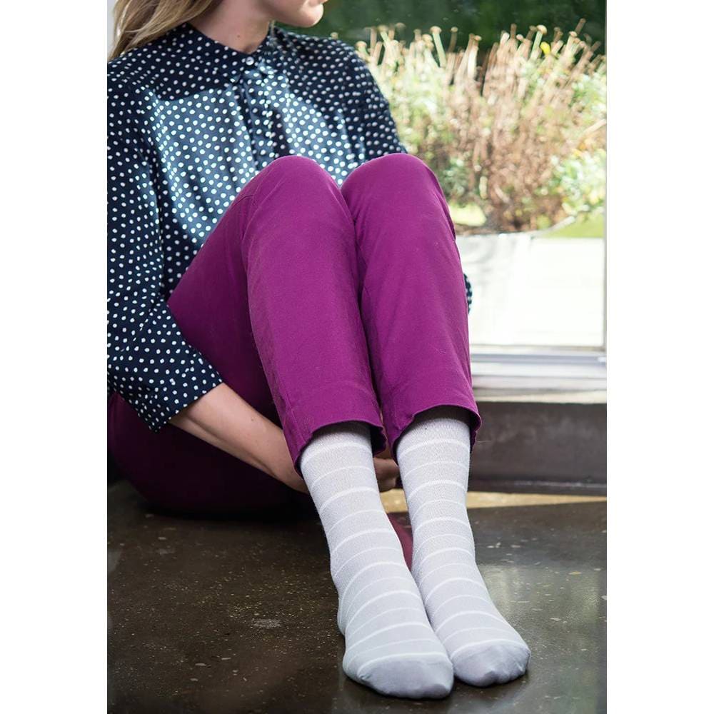 SupCare Støttestrømper Bambus Lysegrå