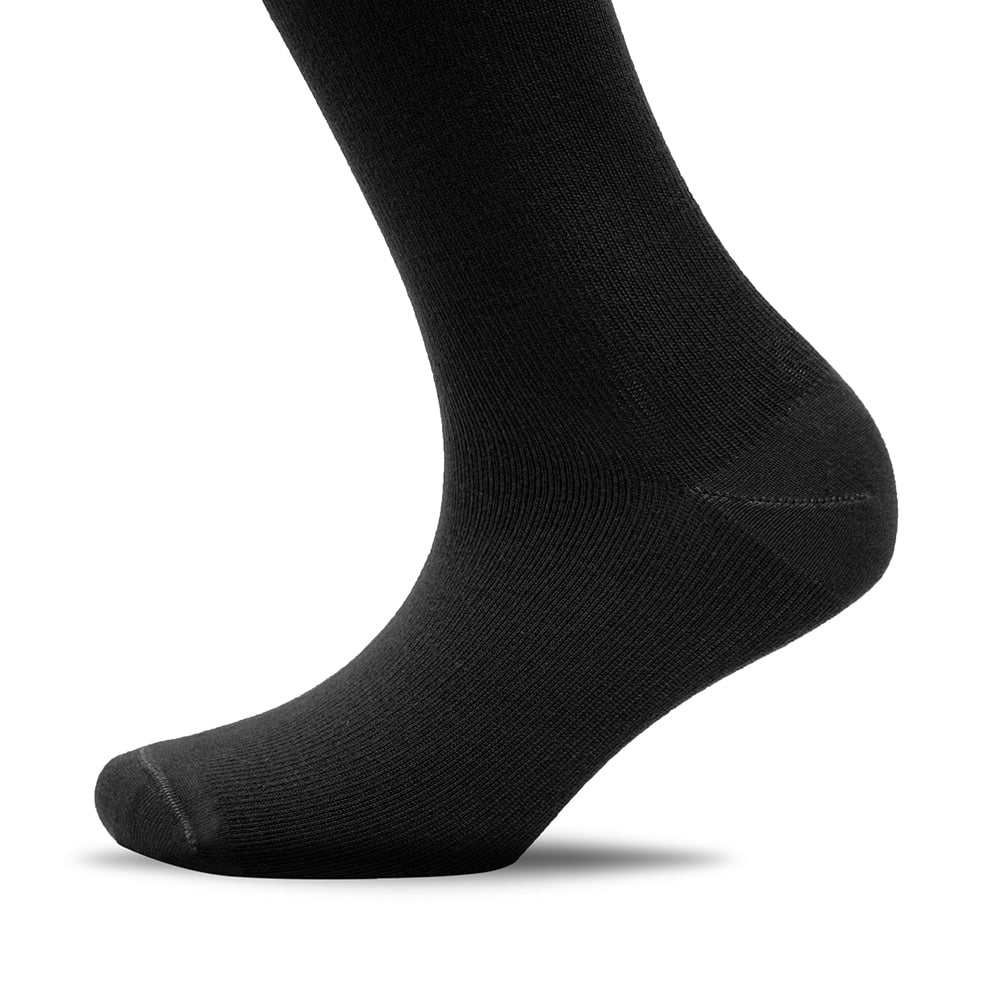 Produktbild 6 - Minfot Stödstrumpor Breda Bambu Svart 3-pack