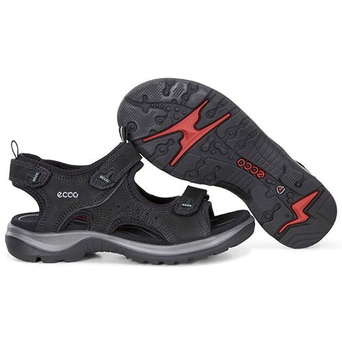 ECCO Sandal Dame Offroad Black Yabuck