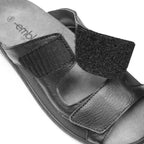 Embla Hälsoskor Sandaler Viola Ergoflex Elastik Sort